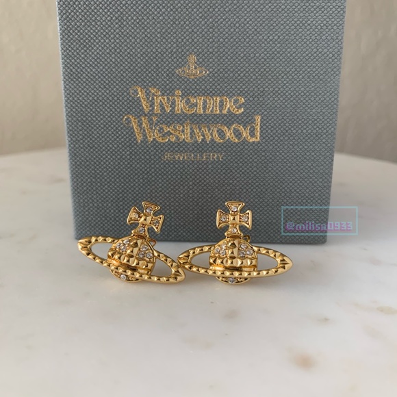Vivienne Westwood gold orb classic earrings - Picture 4 of 4